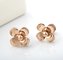 Camellia Shape Flower Design Earring Rose Stainless Steel Jewelry Earrings Gold Earrings Fashion Jewelry Set supplier