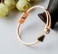 Fashion Jewelry 18K Gold Color Simple Bangle Stainless Steel Adjustable Bangle supplier