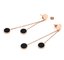 Long Tassel Stainless Steel Earring, High-end Black Drop Earring for Girls Long Dangle Fashion Jewelry supplier