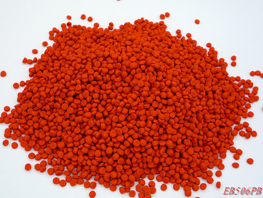 China Orange Plastic Color Masterbatch Waterproof With 10% - 50% Pigment Content supplier