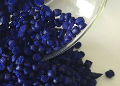 China Fluorescence blue Plastic Masterbatch With 10% - 50% Pigment Content supplier
