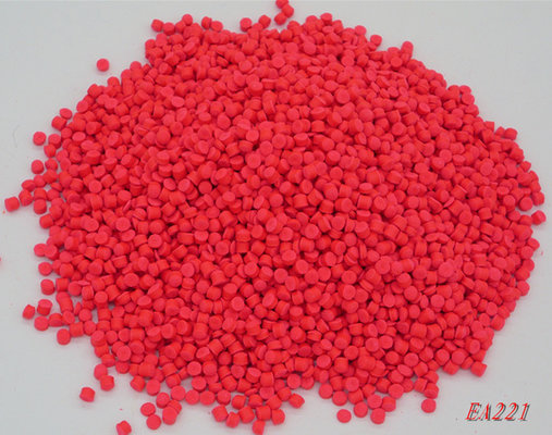 China Organic Fluorescence Pink Additive Masterbatch Security With 18% EVA Carrier supplier