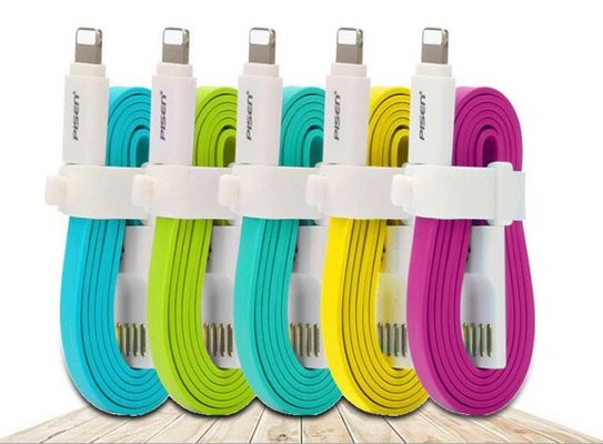 China Pisen colored lightning USB cable for Iphone Xs Max/XR/X(S)/8(plus)/7(plus)/6S(plus)/6(plus)/5(S,C)/Ipad air/mini supplier