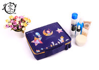 Cartoon Moon Star Cosmetic Bags, Portable Pouch Waterproof Material Makeup Travel Case
