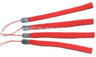 China Wholesaler polyester short wrist lanyards for mobile phone hanging, wrist hand loop straps supplier