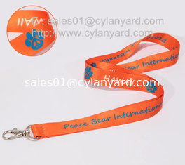 China Vibrant sublimation full color lanyards, cost saving sublimated print lanyards, supplier