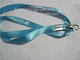 Nylon badge holder lanyard with epoxy retractable reel, badge pull reel nylon neck straps, supplier