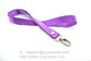 Nylon Ribbon Lanyard factory China, custom printed nylon neck ribbon with rivet supplier