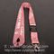 Pink Nylon lanyard for ID badge holder, nylon neck ribbon with detachable buckle supplier