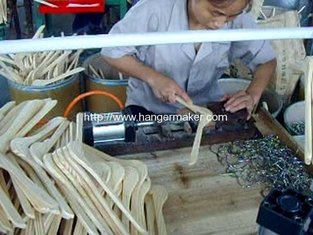 China Wooden Hanger Hook Inserting Machine supplier