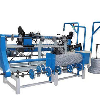 3m width 1.3mm-4.5mm Single Wire Fully Automatic Chain Link Fence Making Machine