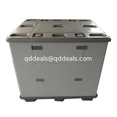 1200x1000mm Grey Factory Supplied PP Conpearl Foldable Pallet Pack Containers