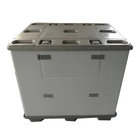 1200x1000mm Grey Factory Supplied PP Conpearl Foldable Pallet Pack Containers supplier