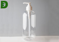 New 28/410 Plastic bottle 500ml Plastic Body Pump Shampoo Lotion Bottle PE plastic material custom