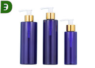New Plastic bottle 100ml 200ml 250ml water Body lotion gel Pump blue Cosmetic bottle alcohol custom