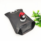 made in China Customize Matte 51 OZ food grade plastic bags for peach gum water/vitop tap, gravure Black surface treatme
