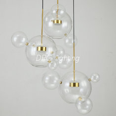 China Modern LED Glass Hanglamp Hanging Design Bubbles Lamp Pendant Lights Fixtures for Kitchen supplier