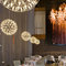 LED Creative restaurant chandelier led chandelier ball spark Nordic minimalist supplier