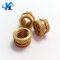 Customize male female copper CNC parts round thumb stud brass blind self-clinching knurl rivet self-locking nut