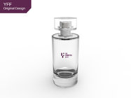 Crystal Clear Empty Glass Perfume Bottles , Glass Perfume Atomiser Bottles 100ml supplier