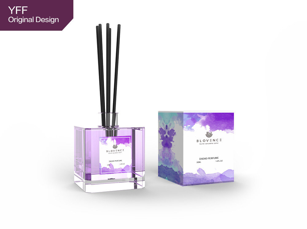 Purple Home Fragrance Diffuser 200ml , Female Floral Fruity Luxury Reed Diffusers supplier