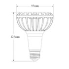 LED E27 spot lamp cup PAR30 30w 85-265V 2500lm 35degree