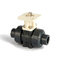 24V Modulating Electric Water Flow PVC Ball Valves For Water Treatment System supplier