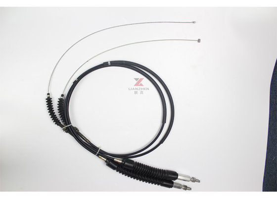 China Double Cables Excavator Throttle Cable / Wearable Kato Spare Parts HD700 supplier