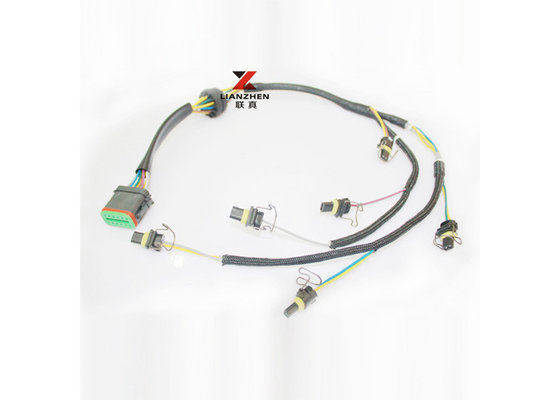China C7 Injector Excavator Electrical Wiring Harness With Water Resistance supplier