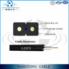Optic fiber cable for FTTH with FRP/ steel wire strength member