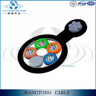 2017 hot self-support 24 strands figure 8 fiber optic cable