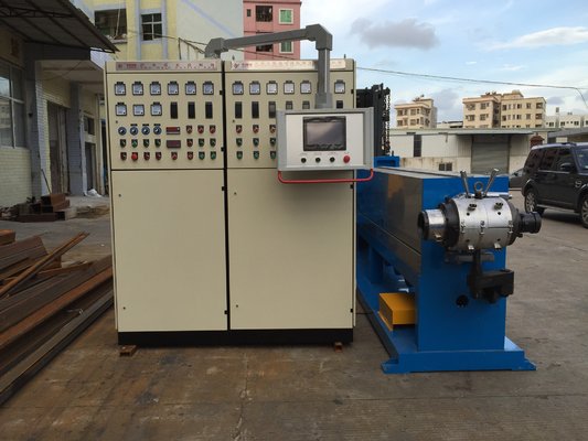 100mm Outdoor Cable Extruder Machine with PLC system Simens Motor supplier