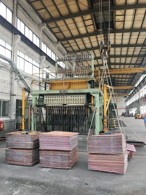 Copper Rod 6mm-60mm Wire And Cable Machinery  , Upward Casting Machine supplier