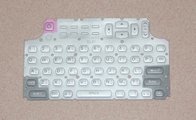 China Waterproof White Silicone Rubber Keypad For Mobile Phone , FCC ROHS Approved distributor