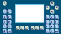 Best Custom Membrane Keypad Graphic Overlay With 3M Adhesive , Multicolored Printed for sale
