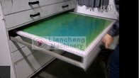 CE Horizontal Type Drying Container Screen Dryer LC-1012 curing proess of ink,plastics,paints ect short plate dry time