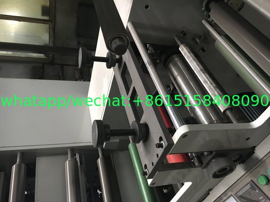 Allfine 7color 320 two units(4+3) Label plastic flexo printing machine self-adhesive sticker/label to mould die cutter