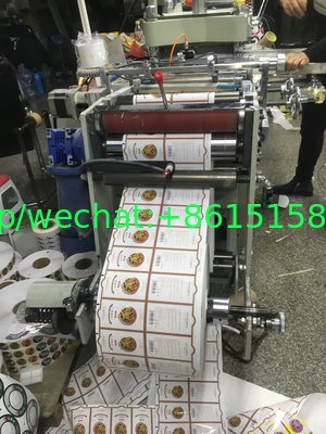 Nickel Foil and Copper Foil Aluminum Foil Label Die Cutting Machine with Sheeting Function Rubber Pad and Adhesive Felt