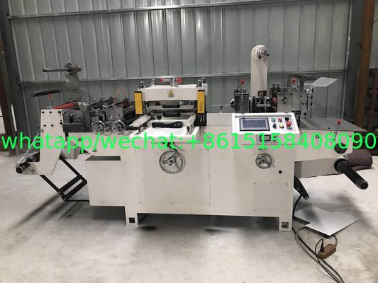 320 high precision sticker label automatic die cutting machine with hot stamping