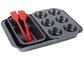 10-Piece Non-Stick Bakeware Set,Oven Crisper,Pizza Tray,Roasting,Loaf,Muffin, Square,2 Round Cake Baking Pan supplier