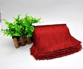 15CM fluorescent red color custom polyester bullion tassel for home textiles accessories