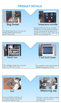 Pop corn snacks food nitrogen filling packing machine