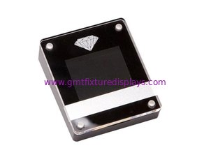 China Deluxe Loose Diamond/ Gem Acrylic Display Box with Magnetic Cover 65*55*21mm supplier