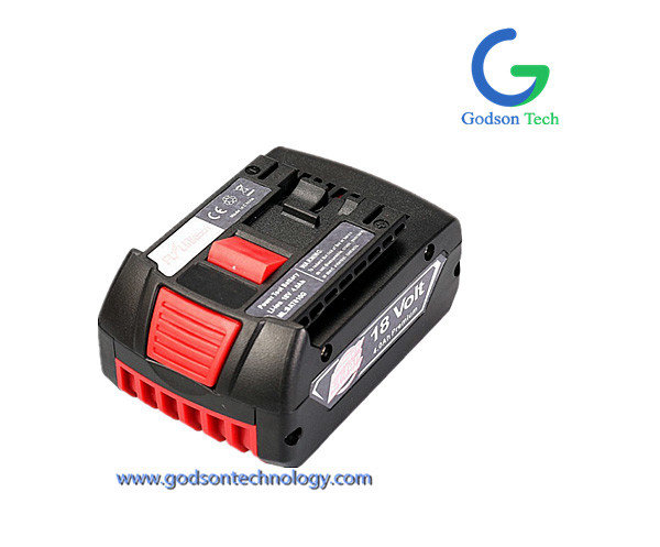 Bosch-18B-18V Li-ion Battery Replacement  Power Tool Battery Cordless Tool Battery Black Color
