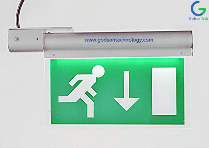 Emergency Lighting Products Emergency Exit Sign GS-ES8 with 600mAh Ni-Cd Battery for Emergency Using