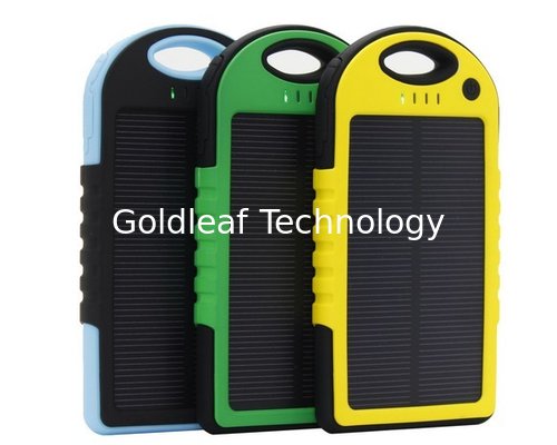 New style motor system  waterproof solar charger 5000mah for promotion