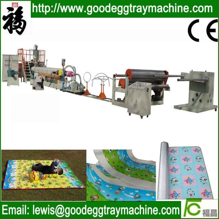 PE colorful baby crawling mat laminating Machine