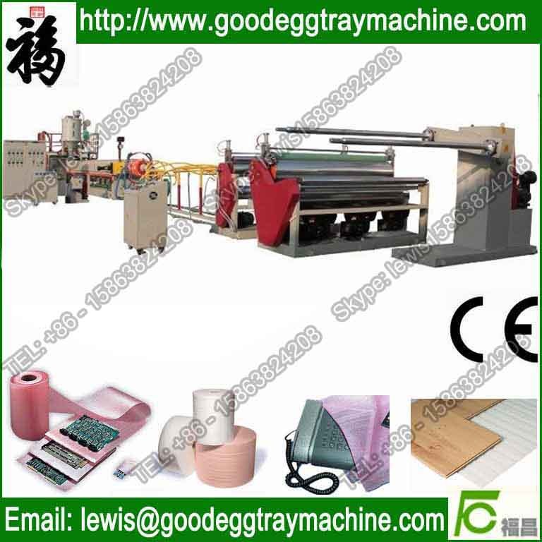 Supplying Plastic EPE foam extruder for making expanded PE Foam