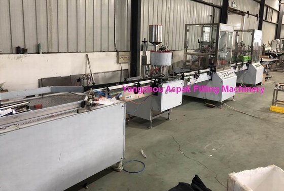 China Automatic Spray Paint Aerosol Filling Machine / aerosol filling machine supplier