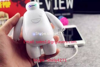 China Newest Big Hero 6 Baymax Power Bank 10000mAh Baymax Charge Mobile Power Supply Portable Charger Made In China supplier